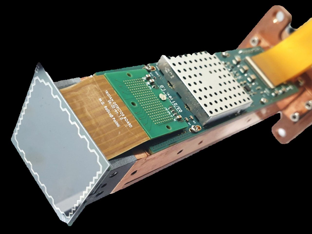 Modulo di rivelazione TRISTAN con matrice monolitica di 166 SDD